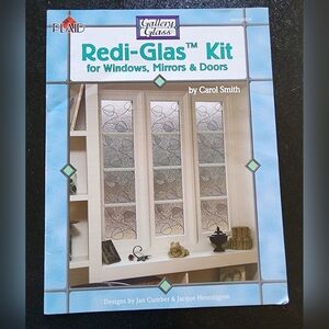 Lot Of PLAID REDI-Glass Gallery Books With Inserts Carol Smith Donna Dewberry